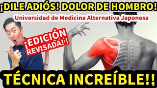 ¡No necesitas medicamentos ni inyecciones Tecnica evolucionaria para eliminar el dolor de hombro [upl. by Annaet]