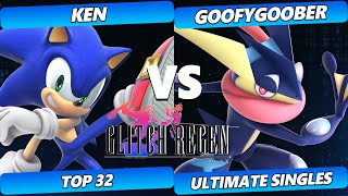 Glitch Regen  KEN Sonic Vs GoofyGoober Greninja Smash Ultimate Tournament [upl. by Macomber]