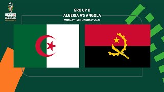 🔴ARGÉLIA x ANGOLA AO VIVO  COPA DAS NAÇÕES AFRICANAS  ACOMPANHAMENTO⚽️ [upl. by Enelegna]