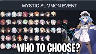 MYSTIC BANNER EVENT TIER LIST WHO TO GET Epic Seven [upl. by Silrac185]