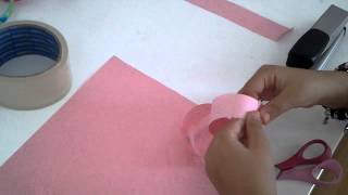 Guirlandes en papier  paper garland TutoHow to [upl. by Oba727]