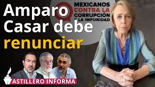 Amparo Casar debe dejar de dirigir ‘Mexicanos contra la Corrupción’ y devolver dinero a Pemex mesa [upl. by Bang371]