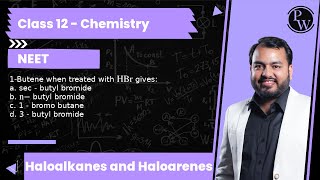 1Butene when treated with HBr gives a sec  butyl bromide b n butyl bromide c 1  bromo but [upl. by Eittap]