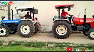 swaraj 963 vs new Holland 3630 4×4 tractor tochan [upl. by Nett]