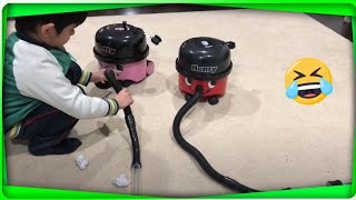 Casdon Hetty Toy Vacuum Cleaner For Toddlers Unboxing And Review [upl. by Einomrah]