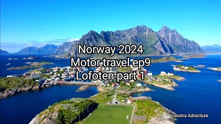 Motorreis Noorwegen ep 9 Up to the North and Back aankomst Lofoten 2024 [upl. by Imailiv44]