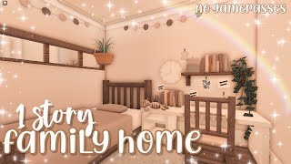 no gamepass family home ♡  bloxburg speedbuild  luminto [upl. by Joshia]