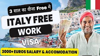 ITALY 🇮🇹 Work Visa How to Apply Online 2024 europe job [upl. by Arahsal]