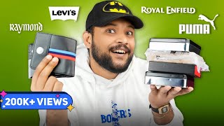 Best Men Leather WALLETS 🔥 Wallet Haul 2022  Levis Puma Royal Enfield  ONE CHANCE [upl. by Euqram267]