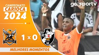 NOVA IGUAÇU 1 X 0 VASCO  MELHORES MOMENTOS  SEMIFINAL CAMPEONATO CARIOCA 2024  geglobo [upl. by Eelyk90]