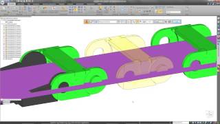 Solid Edge  Energy chain animation [upl. by Anastasius137]