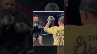 Jon Jones looking huge training for Stipe Miocic jonjones ufc [upl. by Mell]