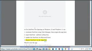 Fix OneNote Not Opening on Windows 10 amp Windows 11 112221 Reupdated [upl. by Edla]