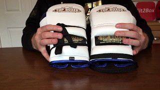 TOPBOXER LACE UP BOXING GLOVES REVIEW [upl. by Rotman]