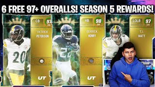 6 FREE 97 OVERALL PLAYERS ALL SEASON 5 REWARDS AND PLAYERS REVEALED [upl. by Fox570]