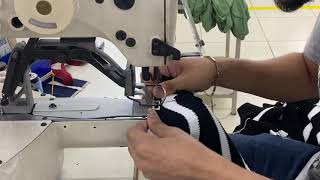 Bartack Industrial Sewing Machines JUKI Industrial Sewing Machine  How to use Bartack Machine [upl. by Acinoed]