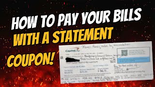 HOW TO PAY YOUR BILLS WITH A STATEMENT COUPON AND WHAT NOT TO DO [upl. by Neersin]