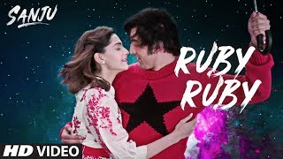 Ruby Ruby Video  SANJU  Ranbir Kapoor  A R Rahman  Rajkumar Hirani [upl. by Nyladnarb]