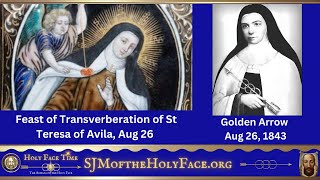 Transverberation of St Teresa of Avila Precursor to the Golden Arrow [upl. by Brinson590]