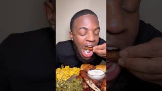 KROGER WINGS WITH THE CREAMY FOR CHEESE RICE… shorts foodie mukbang eatingshow foodies [upl. by Lindsey476]