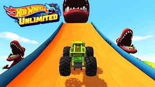 HOT WHEELS UNLIMITED 2  GUNKSTER Twin Mill 3 Sharkruiser In My Tracks [upl. by Collette]