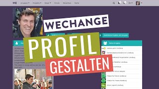 Profil gestalten  WECHANGE Tutorial [upl. by Jezebel]