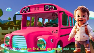 Wheels On The Bus Dance Version  Bus Song For Kids [upl. by Hillell715]