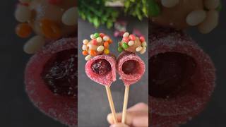 Chupachup 🩷 💗 jelly with sprinkles popsicleshortsyoutubeshortsviralvideo [upl. by Irtimed]