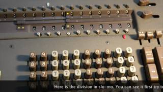 Divide by Zero on the Friden STW10 Mechanical Calculator [upl. by Ahsahtan]