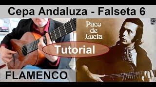 Bulerías Monday 76  Paco de Lucia  Falseta 6 from quotCepa Andaluzaquot  Flamenco Guitar Tutorial [upl. by Preciosa]