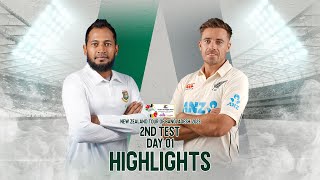 Bangladesh vs New Zealand Highlights  2nd Test  Day 1  New Zealand Tour of Bangladesh 2023 [upl. by Viguerie]