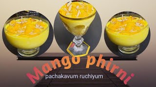 Mango Phirni  Indian dessert  Mango Recipes  Dessert Recipe With English subtitle [upl. by Elboa]