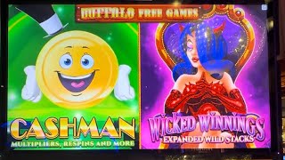 🙀😍CASHMAN amp WICKED WINNINGS BONUS fypシ゚viral slot casinofun casinogames [upl. by Pandora]