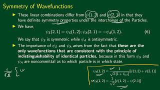 507 Symmetry of Wave Functions [upl. by Akyre148]