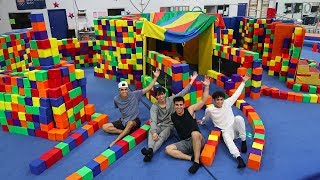 SUPER FUN GIANT FOAM PIT HOUSE [upl. by Stillmann]