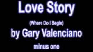 Love Story Where Do I Begin by Gary Valenciano karaoke minus one [upl. by Stillmann45]