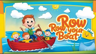 Row Row Row Your Boat Song  Row Row Kids Song  Row Row Song  Row Row Row Your Boat [upl. by Pieter]