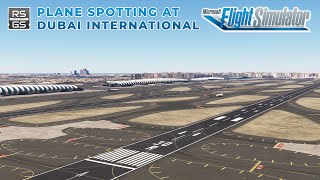 VATSIM  OMDB Plane Spotting in vatsim  DEPARR Dubai International airport  MSFS2020  Vatsim [upl. by Ophelie205]