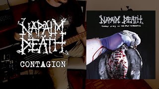 Napalm Death  Contagion bass cover [upl. by Allicsirp]