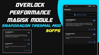 Magisk Module FPS Experience amp Snapdragon 845 Thermal Mod  RC Modz [upl. by Mullen]