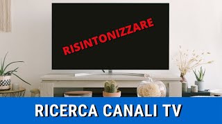 COME TROVARE TUTTI I CANALI SULLA TV SINTONIZZAZIONE CANALI TV  JVC DVBT2 [upl. by Genni274]