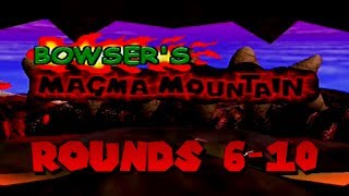 Mario Party  Bowsers Magma Mountain Rounds 610 [upl. by Eatnahc]