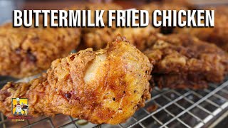 Buttermilk Fried Chicken Recipe  the Best Fried Chicken Recipe [upl. by Eintruok]