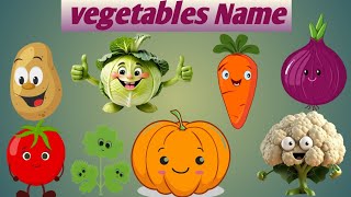 Vegetables Name। vegetables name in english and hindi। vegetables name with pictures and Spellings। [upl. by Adelle765]