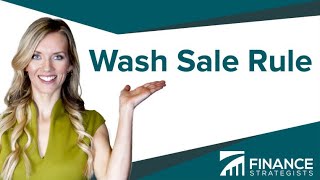 What Is the Wash Sale Rule  Finance Strategists  Your Online Finance Dictionary [upl. by Aivatan]