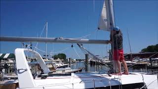 Neil Pryde Sails Int Furling Mainsail Part One Overview [upl. by Luci]