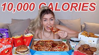 10000 CALORIE CHALLENGE  GIRL VS FOOD EPIC CHEAT DAY [upl. by Loella]