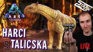 ARK Ascended Aberration  5Rész HARCI TALICSKA Visszatér  Stark LIVE [upl. by Etteuqaj]