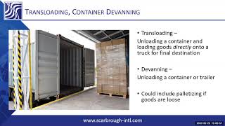 What is transloading or container devanning [upl. by Droc652]