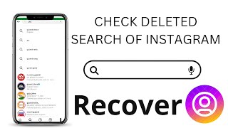 Instagram Deleted Search History Kaise Dekhe GiTip [upl. by Ennaegroeg]